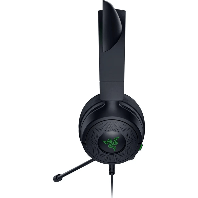 Audífonos Razer Kraken Kitty V3 X negros con cable lateral