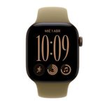 Apple Watch Series 12 GPS 46mm OLED WR50 dark bronze frontal