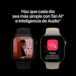 Apple Watch Series 12 GPS 46mm OLED WR50 dark bronze funcion siri