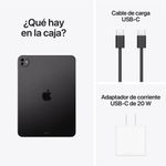 iPad Pro 11" 2025 M5 256GB 12MP Space Black contenido