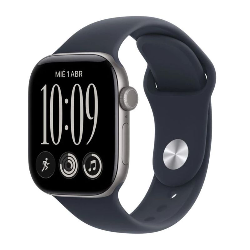 Apple Watch Series 12 GPS 46mm OLED WR50 space gray oblicuo