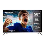 Smart TV Hyundai HYLED5812G 58 4K Google TV 2025 frontal
