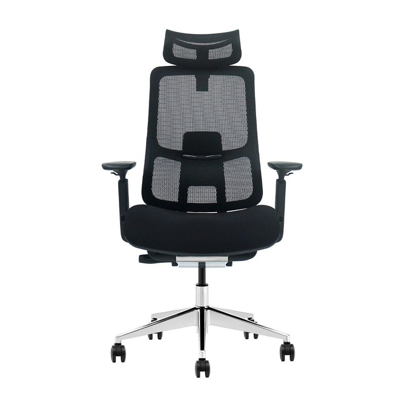 Silla Evox Ultimate C24 ergonómica reclinable, negra frontal