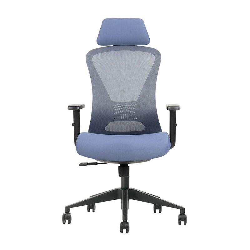 Silla Evox Ultimate C1 reclinable 150 kg, azul frontal