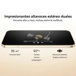 Huawei Nova 15 Max 4G eSIM 256GB 8GB RAM 50MP negro altavoces