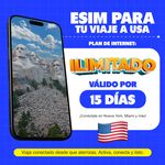 eSIM MIFI Estados Unidos, datos ilimitados por 15 días beneficios