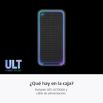 Parlante de torre Sony ULT TOWER MAX 2150 W negro contenido de caja