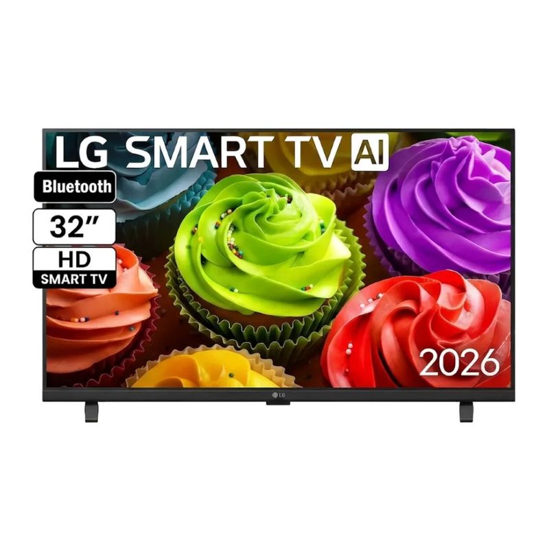 Smart TV LG 32LB650BPSA 32" HD webOS 26 negro frontal