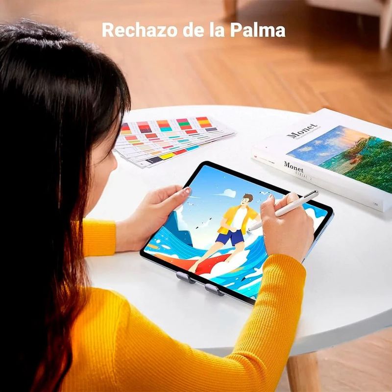 Lápiz digital Ugreen para iPads conexión Bluetooth blanco ambiente