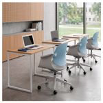 Silla Evox F2G 150 kg, ergonómica y reclinable, turquesa contexto