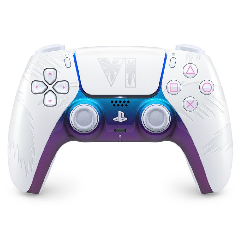 Mando PS5 DualSense GTA VI edicion inalambrico blanco Sony frontal