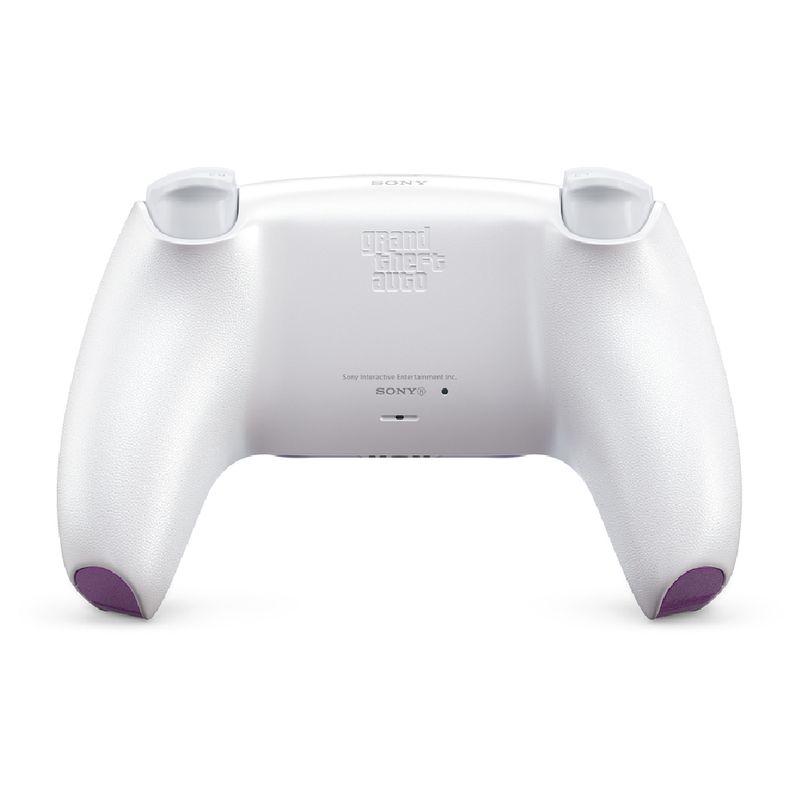 Mando PS5 DualSense GTA VI edicion inalambrico blanco Sony dorsal