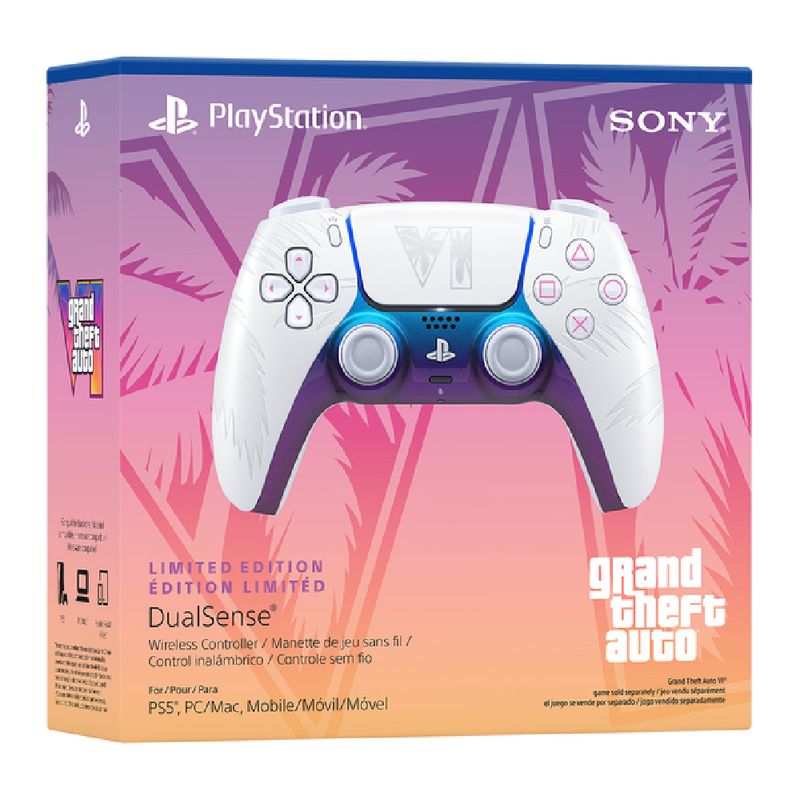 Mando PS5 DualSense GTA VI edicion inalambrico blanco Sony garantía