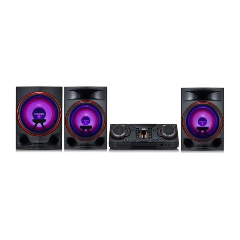 Equipo de sonido LG XBOOM CL88 Bluetooth USB Radio FM negro frontal