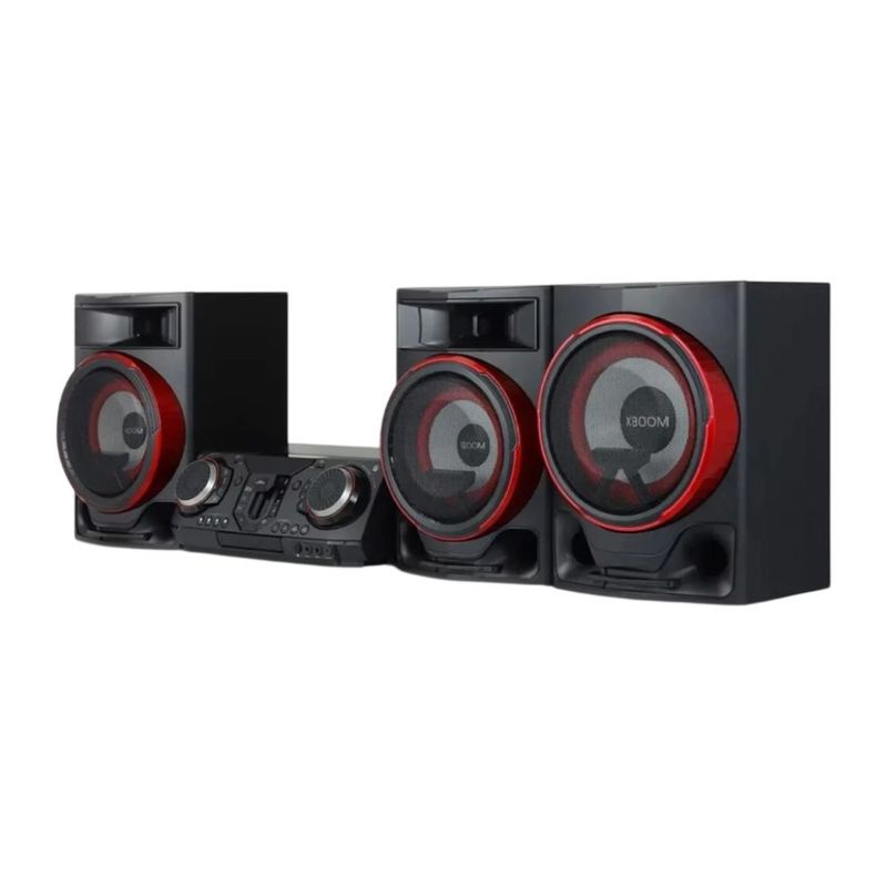 Equipo de sonido LG XBOOM CL88 Bluetooth USB Radio FM negro lateral