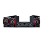 Equipo de sonido LG XBOOM CL88 Bluetooth USB Radio FM negro oblicuo