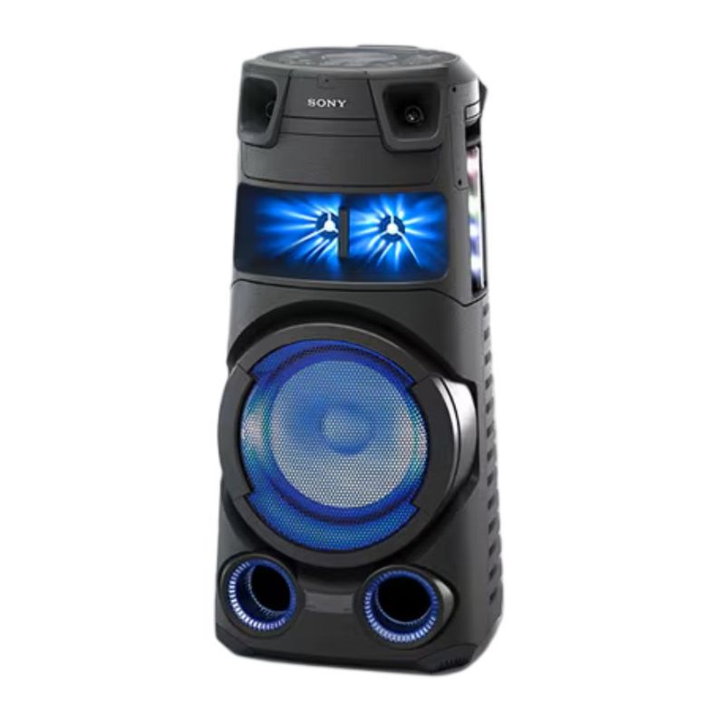 Parlante de torre Sony MHC-V73D 1440 W Bluetooth negro oblicuo