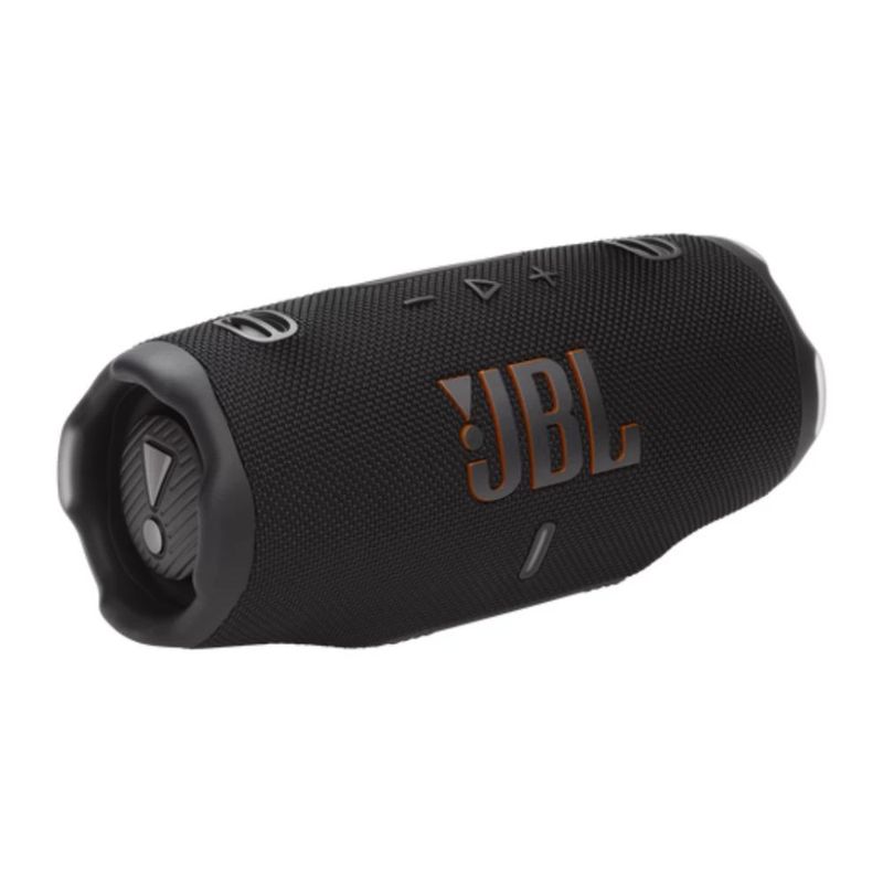 Parlante Bluetooth JBL Charge 6 45 W IP67 28 h negro frontal oblicuo