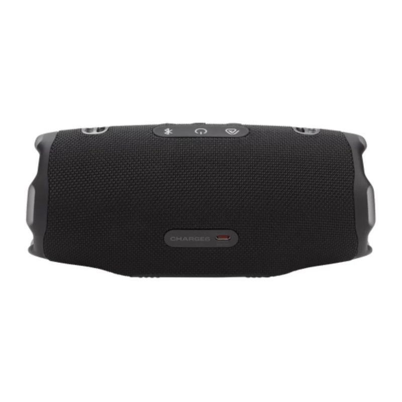 Parlante Bluetooth JBL Charge 6 45 W IP67 28 h negro inferior