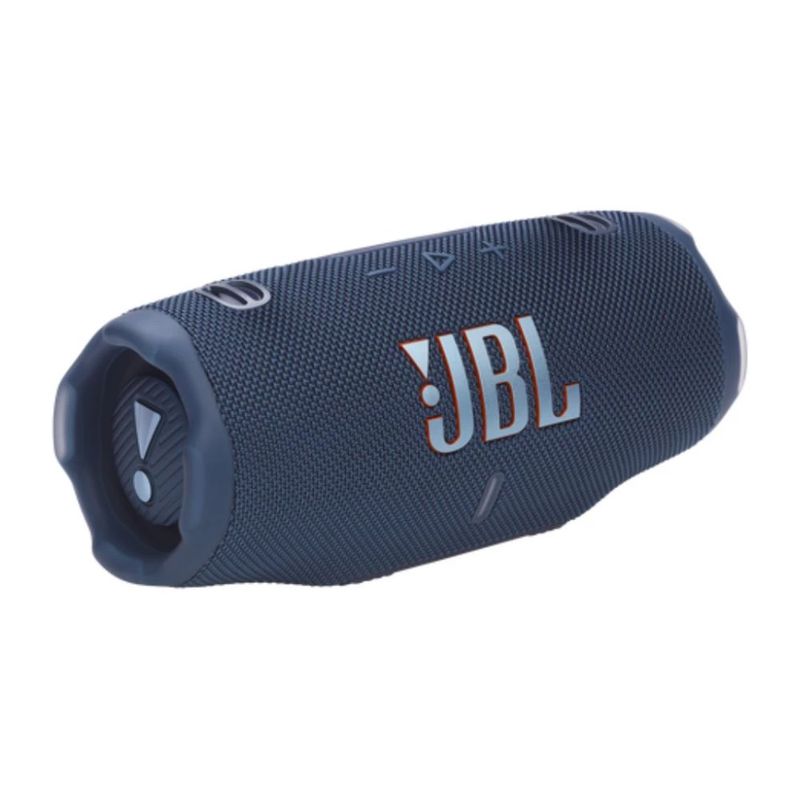 Parlante Bluetooth JBL Charge 6 45 W IP67 28 h azul frontal oblicuo