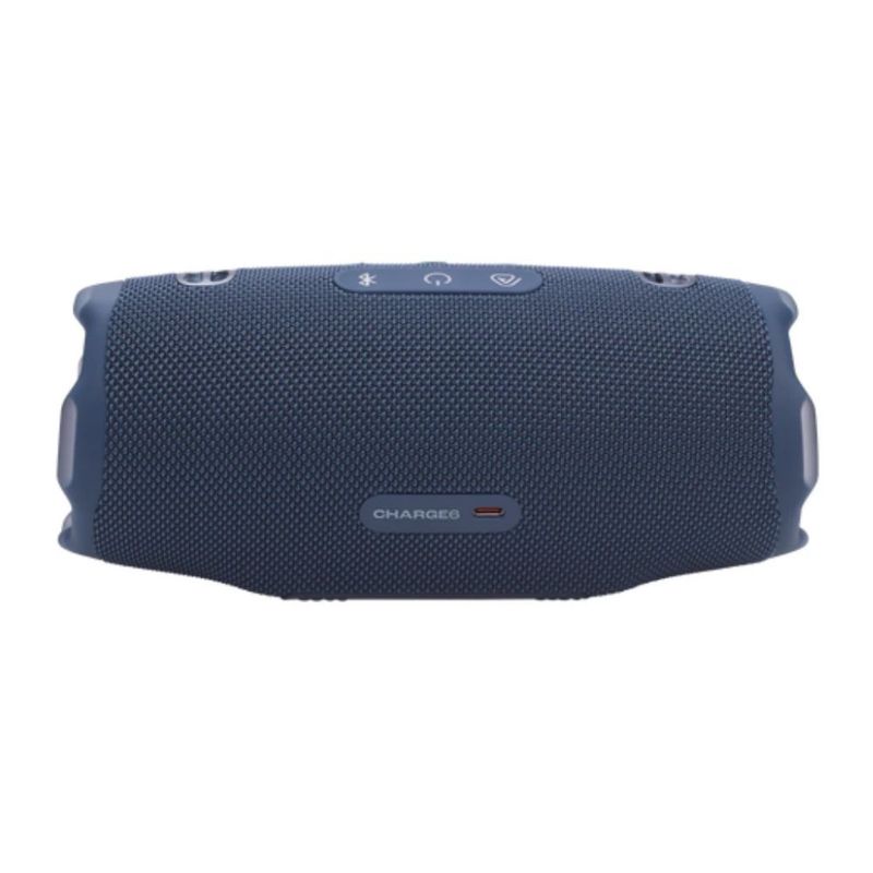 Parlante Bluetooth JBL Charge 6 45 W IP67 28 h azul posterior