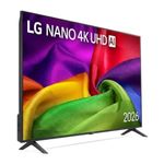 Smart TV LG 43NU800BPSC 43 4K NanoCell negro frontal oblicuo