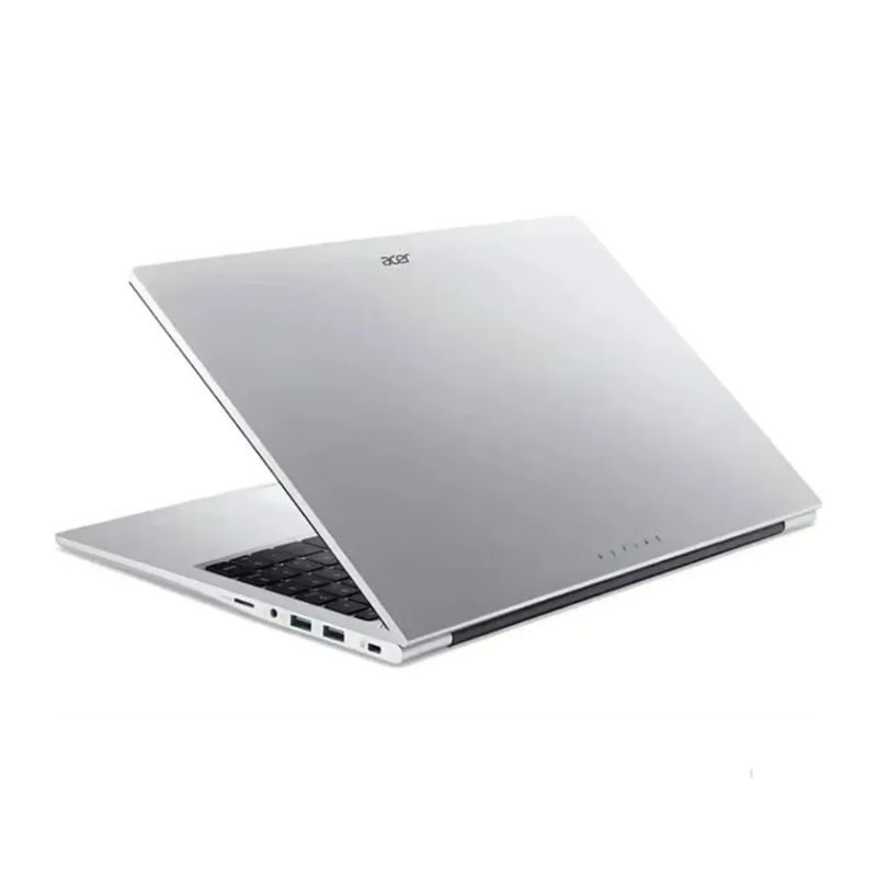 Laptop Acer Aspire Lite AL15 i7 16GB 512GB plateado dorsal oblicuo
