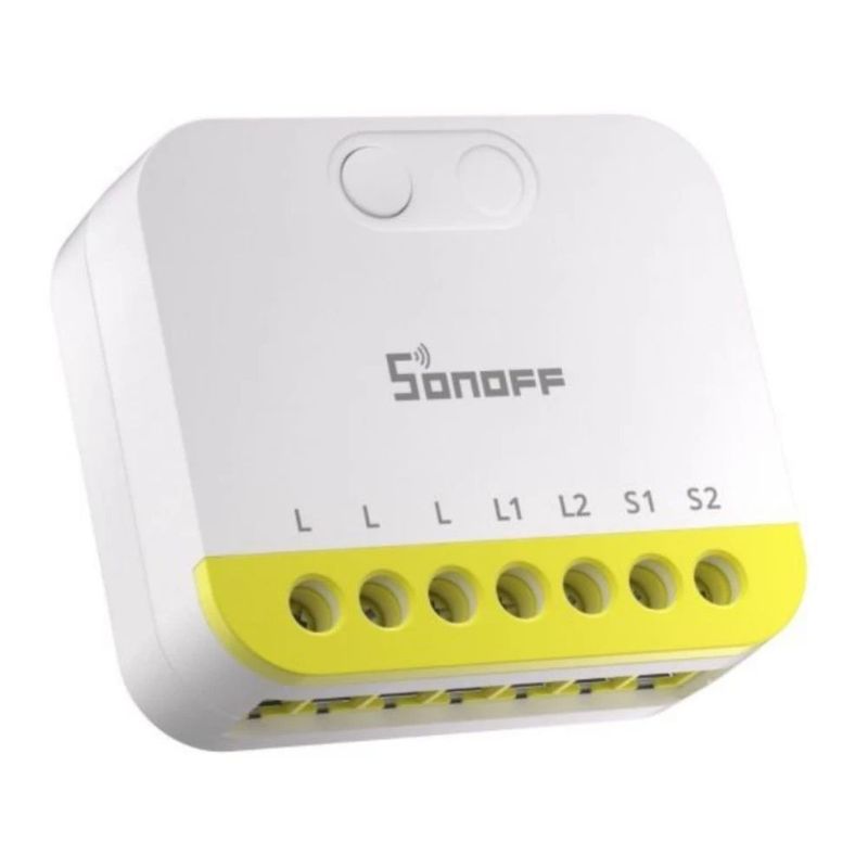 Interruptor inteligente Sonoff MINI DUO-L Zigbee 2 canales frontal