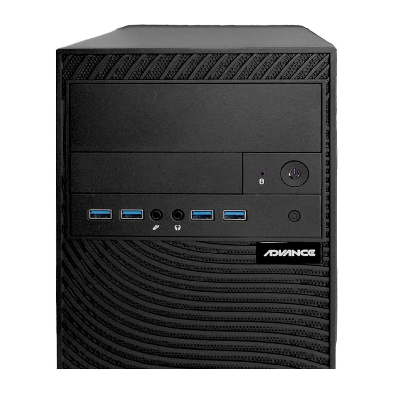 PC Advance VO1330 Core i3 8GB 512GB SSD negro frontal superior