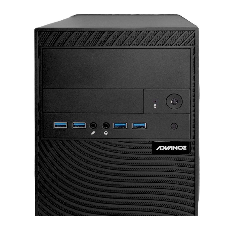 PC Advance VO1350 Core i5 8GB 512GB SSD negro frontal superior