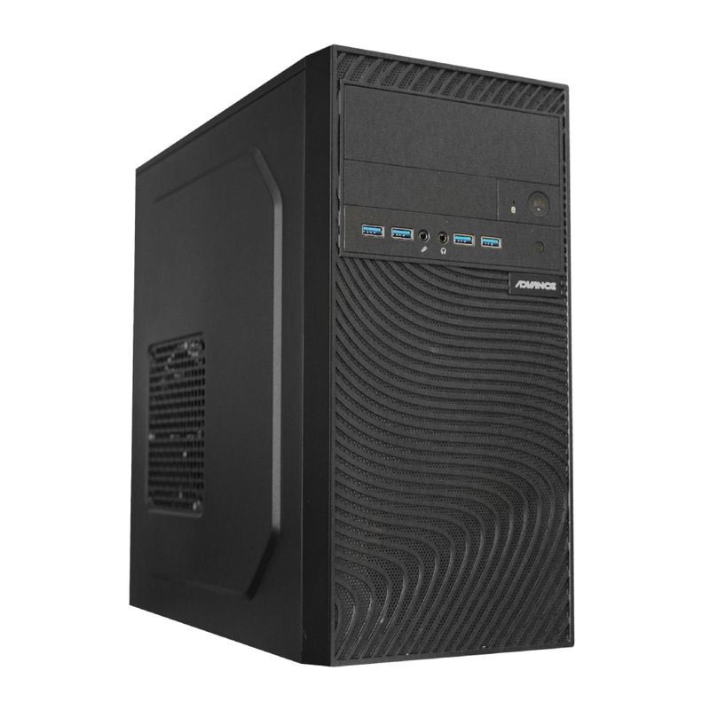 PC Advance VO1350 Core i5 8GB 512GB SSD negro frontal oblicuo