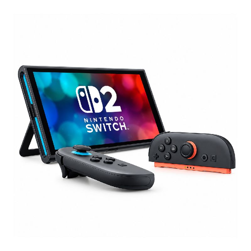Consola Nintendo Switch 2 256 GB con Joy-Con 2, 4K, negro diagonal