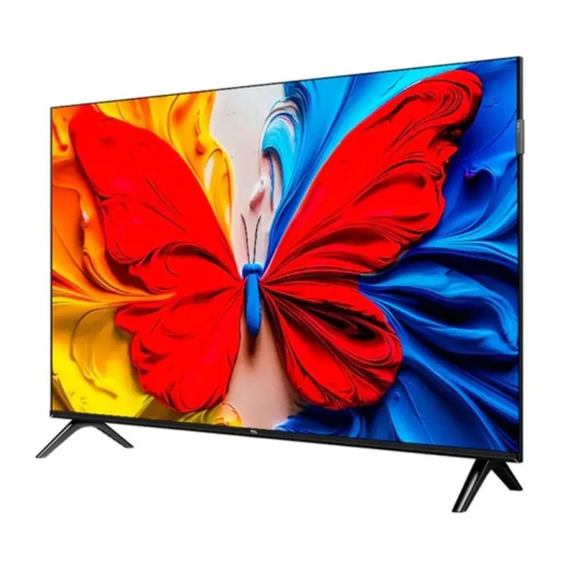Smart TV TCL 32S5K 32 FHD QLED Google TV 2 HDMI 1 USB frontal oblicuo