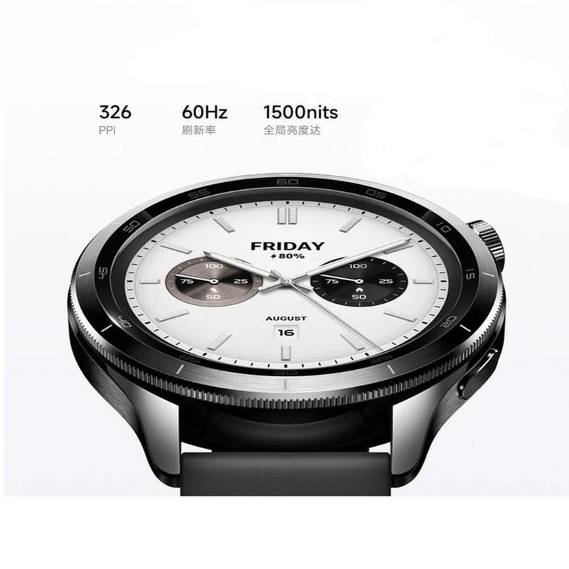 Xiaomi Watch S4 46 mm, AMOLED, GPS, Bluetooth 5.3, plata superior