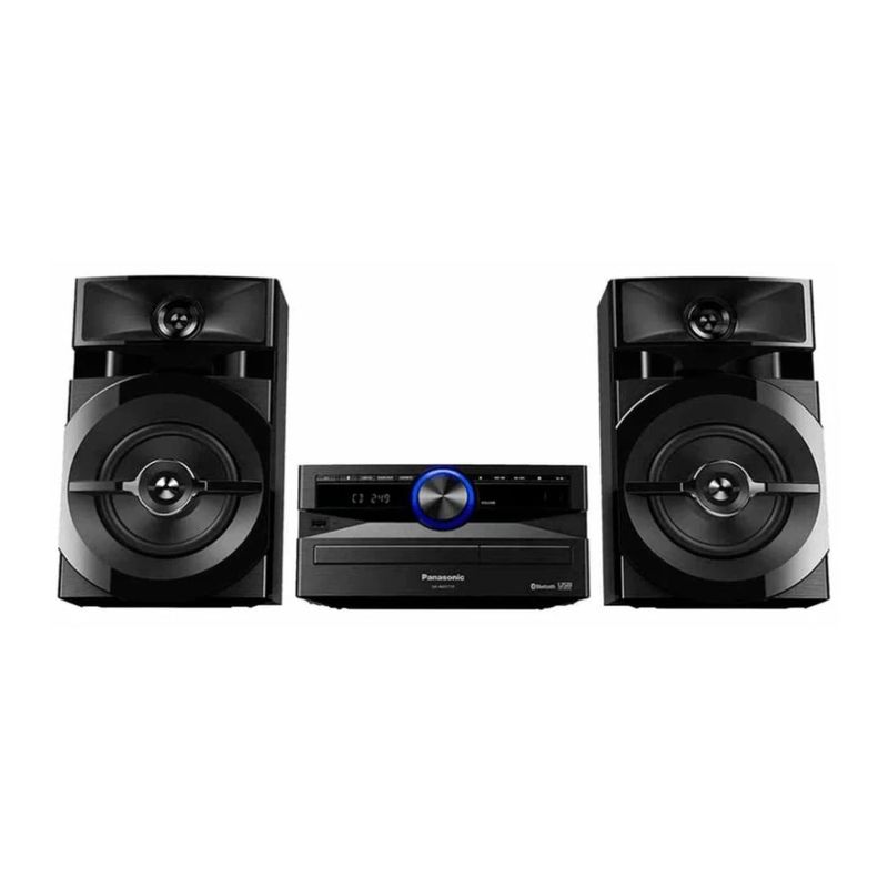 Equipo de sonido Panasonic SC-AKX110 Bluetooth USB negro  frontal