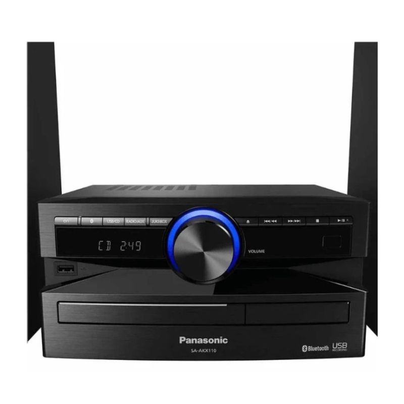 Equipo de sonido Panasonic SC-AKX110 Bluetooth USB negro controles