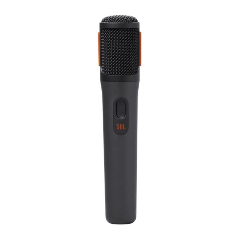 Pack 2 micrófonos JBL PartyBox Wireless Mic 2.4 GHz negro frontal