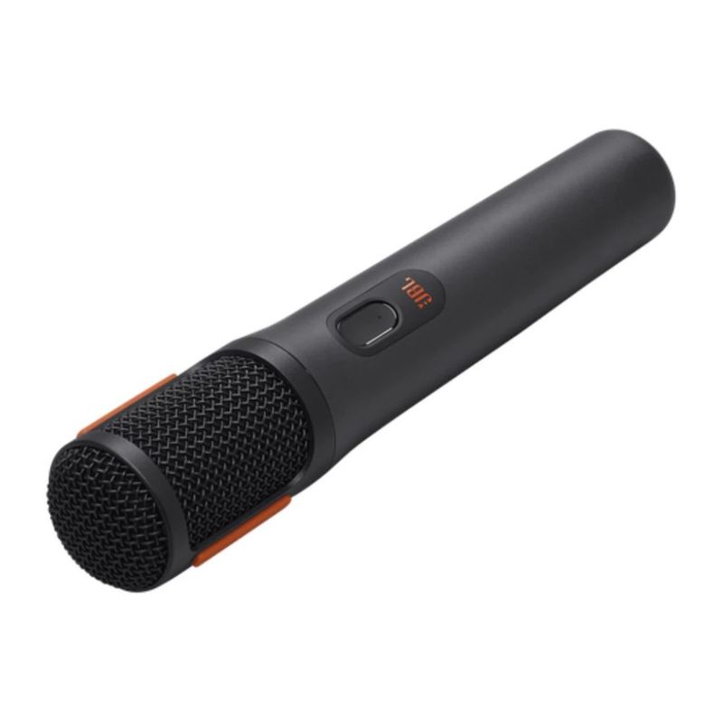 Pack 2 micrófonos JBL PartyBox Wireless Mic 2.4 GHz negro horizontal
