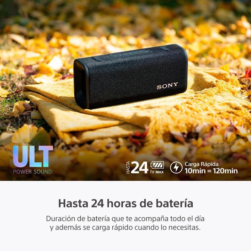 Parlante Bluetooth Sony Ult Field 3 27 W IP67 24 h negro batería