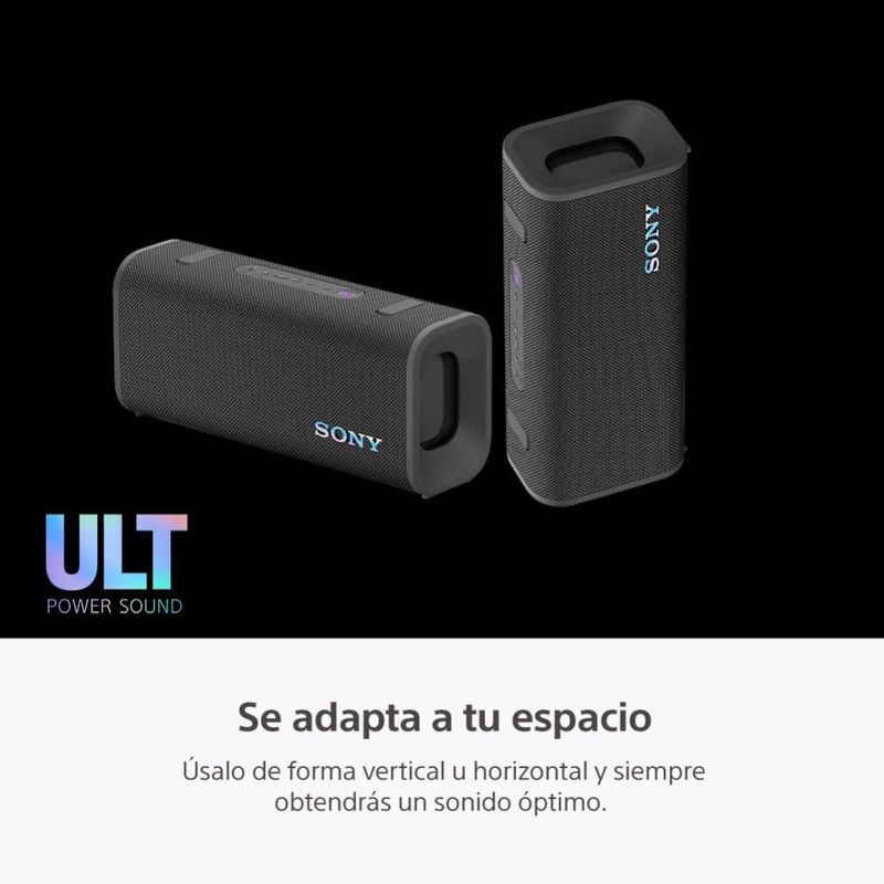 Parlante Bluetooth Sony Ult Field 3 27 W IP67 24 h negro uso