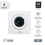 Secadora Rinnai a gas natural 10 kg, panel digital, blanco características