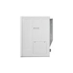 Secadora Rinnai a gas natural 10 kg, panel digital, blanco lateral
