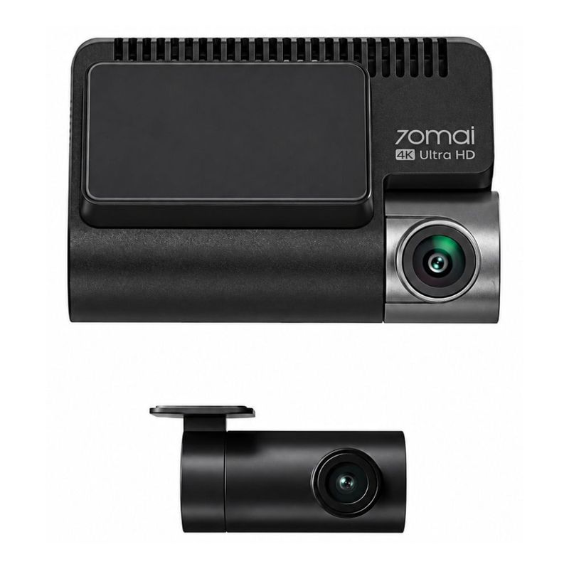 Cámara 70mai A810S para autos 4K Wi-Fi 6 128 GB negro posterior