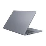Laptop Lenovo IdeaPad Slim 3 Ryzen 7 16GB 512GB gris dorsal oblicuo