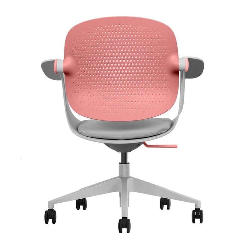 Silla de oficina Evox Ultimate F2G 150 kg rosa posterior