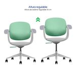Silla de oficina Evox Ultimate F2G 150 kg verde ajuste de altura