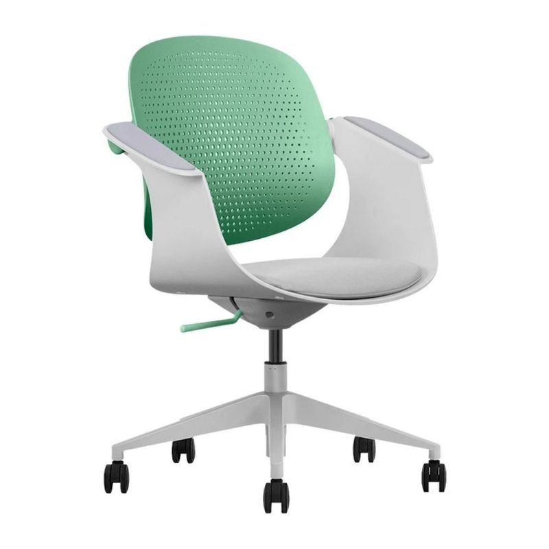 Silla de oficina Evox Ultimate F2G 150 kg verde frontal oblicuo
