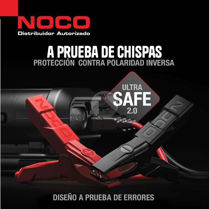 Compresor y arrancador Noco AX65, 100 PSI, 2000 A y 12 V conexiones