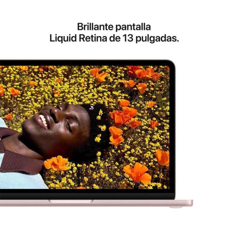 Laptop Apple MacBook Neo 13" A18 Pro 256 GB SSD blush pink pantalla Retina
