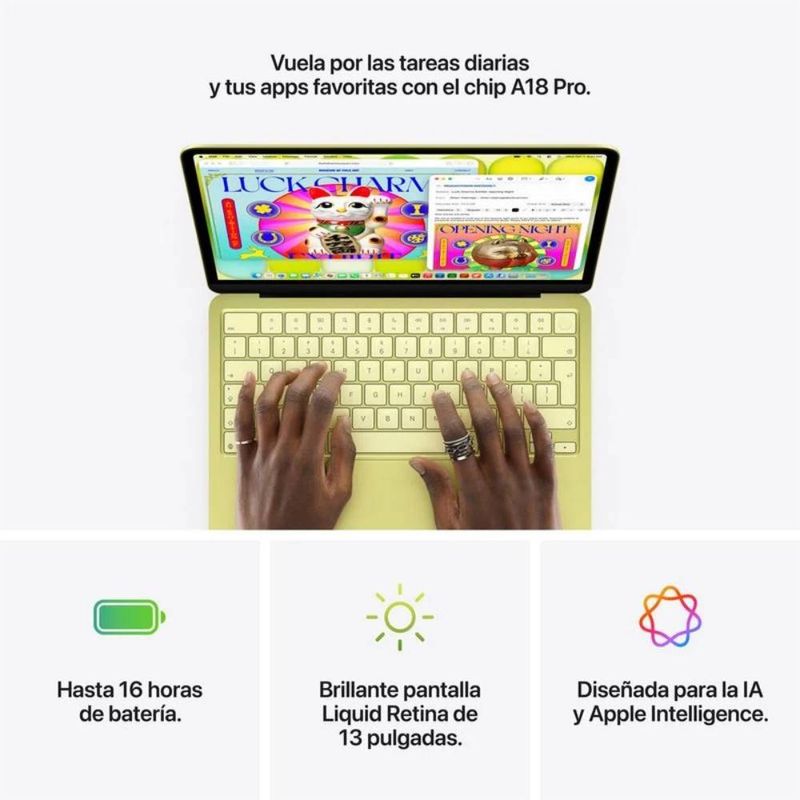 MacBook Neo 13" A18 Pro 8GB 512GB Blush Pink especificaciones